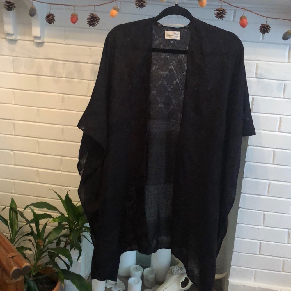 Universal Thread Black Poncho